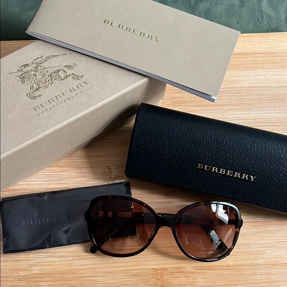 Burberry Brown BE4197 Sunglasses with Tortoiseshell Frames